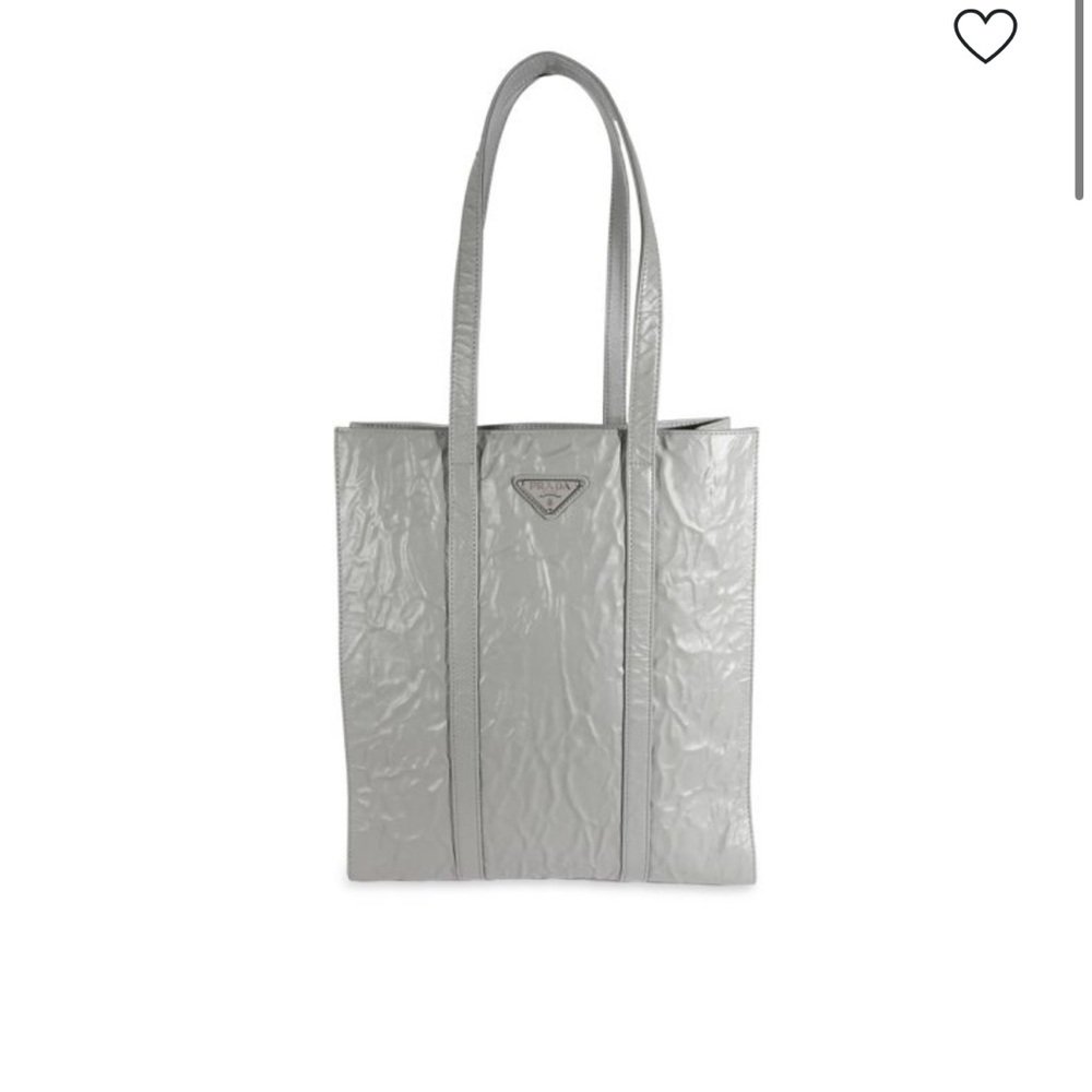 PRADA
Prada Slate Grey Small Antique Nappa Tote

NWT Include authentication card